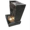14" LED Lighted Antique Buddha Waterfall Outdoor Garden Fountain view 2