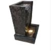 14" LED Lighted Antique Buddha Waterfall Outdoor Garden Fountain view 3