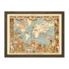 Artery8 Map Colomb 1886 Extent British Empire Artwork Framed Wall Art Print 18X24 Inch view 1