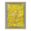 Artery8 Map Lindgren 1939 Zion National Park Artwork Framed Wall Art Print 18X24 Inch view 1