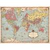 Artery8 Map Ernest Dudley Chase 1931 Mercator World Pictorial Large XL Wall Art Canvas Print view 1