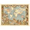 Artery8 Map Colomb 1886 Extent British Empire Large XL Wall Art Canvas Print view 1