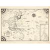 Artery8 Map Ernest Dudley Chase 1944 Pacific Victory Japan WWII Large XL Wall Art Canvas Print view 1