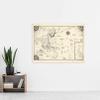 Artery8 Map Ernest Dudley Chase 1944 Pacific Victory Japan WWII Large XL Wall Art Canvas Print view 2