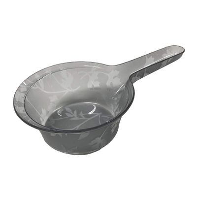 Senko 40995 New Silhouette Handtub with Handle, Washbasin, Approx. W 11.2 x D 6.2 x H 2.6 inches (28.5 x 15.8 x 6.5 cm), Clear,
