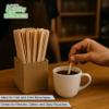 [1000 PACK] Wooden Coffee Stirrer Sticks 7.5 inch - Bio Degradable, Eco Friendly Beverage Stirrers, Splinter Free Birch Wood - Disposable Drink Stir Sticks for Tea, Beverage, Coffee and Arts & Crafts view 4