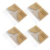 Kraft Travel Card Holder 4PCS Passport Organizer Casual Travel Card Holder for Pocket Size Notebook Men Women view 1