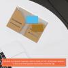 Kraft Travel Card Holder 4PCS Passport Organizer Casual Travel Card Holder for Pocket Size Notebook Men Women view 3