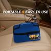 HOTLOGIC Mini Portable Electric Lunch Box Food Heater with Glass Container - Food Warmer and Heated Lunch Box for Adults Car/Home - Cook, Reheat, and Keep Your Food Warm - BLUE - 12V view 2