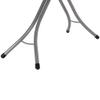 Household Essentials Wide Mega Ironing Board 4-Leg, Steel Top Pressing Station, Heat-Resistant Fiber Pad and Cotton Cover, Includes Sleeve Board and Iron Rest with Hanger Bar, Silver Frame view 4