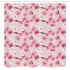 Ambesonne Floral Stall Shower Curtain, Chinese Plum Patterns Spring Blossoms Motifs with Buds Natural Art, Fabric Bathroom Decor Set with Hooks, 54" W x 78", Pale Pink Pastel Pink view 4