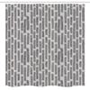 Ambesonne Tribal Stall Shower Curtain, Traditional Aboriginal Art with Ethnic Leaves Exotic Botany Culture Motif, Fabric Bathroom Decor Set with Hooks, 54" W x 78" L, Dust Dark Blue Grey view 4