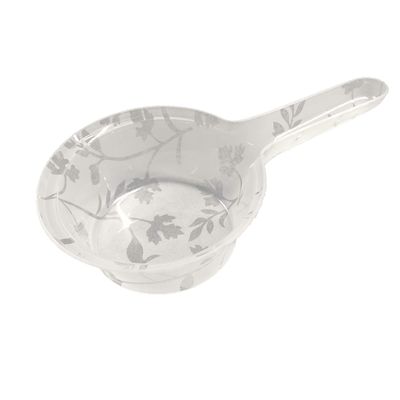 Senko 40994 New Silhouette Handtub with Handle, Washbasin, Approx. W 11.2 x D 6.2 x H 2.6 inches (28.5 x 15.8 x 6.5 cm), Clear,