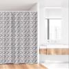 Ambesonne Floral Stall Shower Curtain, Composition of Flowers and Butterflies on a Plain Background, Fabric Bathroom Decor Set with Hooks, 36" W x 72" L, Charcoal Grey Pink White view 2