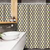 Ambesonne Damask Stall Shower Curtain, Victorian in Modern Style of Earth Tones Retro Boho Repetition, Fabric Bathroom Decor Set with Hooks, 54" W x 78" L, Pale Coffee and Charcoal Grey view 3