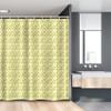 Ambesonne Floral Stall Shower Curtain, Buttercup Daffodil Branches Shabby Swirly Blossoming Art, Fabric Bathroom Decor Set with Hooks, 54" W x 78" L, Hunter Green Pale Yellow view 1