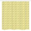 Ambesonne Floral Stall Shower Curtain, Buttercup Daffodil Branches Shabby Swirly Blossoming Art, Fabric Bathroom Decor Set with Hooks, 54" W x 78" L, Hunter Green Pale Yellow view 4