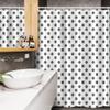 Ambesonne Abstract Stall Shower Curtain, Cartoon Style Xray Photo Image of a Human Chest in Continuous Pattern, Fabric Bathroom Decor Set with Hooks, 54" W x 78" L, White and Charcoal Grey view 3