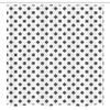 Ambesonne Abstract Stall Shower Curtain, Cartoon Style Xray Photo Image of a Human Chest in Continuous Pattern, Fabric Bathroom Decor Set with Hooks, 54" W x 78" L, White and Charcoal Grey view 4