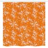 Ambesonne Floral Stall Shower Curtain, Vivid Blooming Tree Branches Spring Flower Petals Happy Essence Beauty Pattern, Fabric Bathroom Decor Set with Hooks, 54" W x 78" L, Orange Lilac view 1