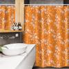 Ambesonne Floral Stall Shower Curtain, Vivid Blooming Tree Branches Spring Flower Petals Happy Essence Beauty Pattern, Fabric Bathroom Decor Set with Hooks, 54" W x 78" L, Orange Lilac view 3