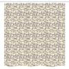 Ambesonne Floral Stall Shower Curtain, Abstract Design of Blossoming White Calla Lily Flowers Messy Form, Fabric Bathroom Decor Set with Hooks, 54" W x 78" L, Purple Grey Ivory view 4