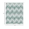 Ambesonne Geometric Stall Shower Curtain, Wave Shape Geometric Color Tile Mosaic Composition with Squares, Fabric Bathroom Decor Set with Hooks, 54" W x 78" L, White Blue view 4