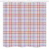 Ambesonne Plaid Stall Shower Curtain, Diagonal and Vertical Stripes in Checkered Pattern in Pastel Tones, Fabric Bathroom Decor Set with Hooks, 54" W x 78" L, Lavender and Burnt Sienna view 4