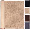 Bathroom Doormat Rugs 20 x 31 Inches Mats Doormat for Entry Home Pet Cat Bed Door Rugs Shaggy Chenille Pet Area Rugs Petbed Ultra Soft Water Absorbent Machine Washable Dry (20 x 31 Inches, Kahki) view 1
