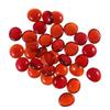 EXCEART 1set Red Flat Beads for Crafts Aquarium Decor and Home Ornaments Approx Decorative Gravels for Enhanced Visual Appeal view 1