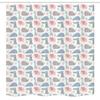 Ambesonne Cartoon Stall Shower Curtain, Pastel of Crocodile and Elephant Balloons Jungle Party Animals Print, Fabric Bathroom Decor Set with Hooks, 54" W x 78" L, Multicolor view 4