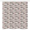 Ambesonne Geometric Stall Shower Curtain, Minimalist Design Simple Geometric Shapes Contemporary Art Work, Fabric Bathroom Decor Set with Hooks, 36" W x 72" L, Pale Peach Grey view 3