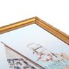 ArtToFrames 11x41 Inch Gold Picture Frame, This 1.40 Inch Custom Wood Poster Frame is Gold with beads, Great for Your Art or Photos - Comes with Economy Acrylic view 3