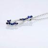Bansriracha Silver Pendant Fit for Necklace Chain for Women Blue Nano CZ Pendant Pure 925 Sterling Silver Fashion Pendant Jewelry view 3