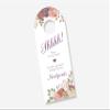 10 ct Floral Wedding Door Hanger Sign, Hotel Welcome Bag, Do Not Disturb Sign (DH-425-002-EG) view 1