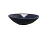 African Basket | Rwanda Basket | Woven Basket | Sweet Grass and Sisal Black & White - 12" x 3" view 2