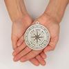 Andaz Press Engraved Real Natural Wood Keepsake Monogram Christmas Valentine's Day Ornament Gift, You are My True North, Compass Shape, 1-Pack, Couple's Wedding Anniversary Adventure Christmas Tree view 3