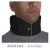 OTC Cervical Collar, Soft Contour Foam, Neck Support Brace, Black Average 3" Depth, Small view 3