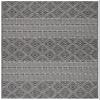 SAFAVIEH Washable Rug Outdoor Courtyard Collection - 2'7" x 5', Black & Grey, Non-Shedding & Easy Cleaning, Ideal for Patio, Backyard, Mudroom (CY8787-37621) view 3