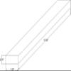 joelsantiques 72 Inch Wooden Floating Shelves for Wall - 72x6x2 in - Made of Natural Wood - Long Heavy Duty Rustic Wall Shelves for Bedroom - Perfect for Living Room, Kitchen - Mocha view 3