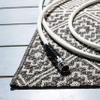 SAFAVIEH Washable Rug Outdoor Courtyard Collection - 2'3" x 8' Runner, Black & Grey, Non-Shedding & Easy Cleaning, Ideal for Patio, Entryway, Mudroom, Hallway, Kitchen (CY8787-37621) view 4