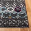 SAFAVIEH Amsterdam Collection Runner Rug - 2'3" x 6', Dark Grey & Ivory, Moroccan Boho Design, Non-Shedding & Easy Care, Ideal for High Traffic Areas in Living Room, Bedroom (AMS108H) view 3