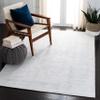 SAFAVIEH Mirage Collection Area Rug - 5' x 8', Ivory & Silver, Handmade Modern Wool & Viscose, Ideal for High Traffic Areas in Living Room, Bedroom (MIR176A) view 1