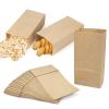 Foraineam 300 Pack Mini Kraft Paper Bags 3.5 x 2 x 6.7 inch Durable Brown Paper Snack Bag Small Cookie Party Favor Bags view 1
