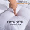 ANALIN Mattress Pad Twin Size - Breathable Comfort Mattress Cover, Quilted Fitted Mattress Topper with Anchor Bands Fits 8-21 Inch Mattress, Soft Fluffy Pillow Top view 2