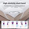 ANALIN Mattress Pad Twin Size - Breathable Comfort Mattress Cover, Quilted Fitted Mattress Topper with Anchor Bands Fits 8-21 Inch Mattress, Soft Fluffy Pillow Top view 4
