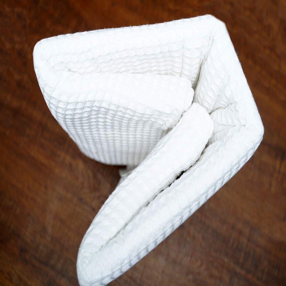 100% Cotton Blanket (Waffle Weave Design) Perfect for Home Decor and All Four Seasons. (King (108 x 90), White)