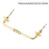 Indian Shelf 1 Pack Ceramic Turquoise Door Handles Interior T Bar Handles for Cabinets and Drawers Dresser Gold Hardware 4" Hole to Hole -BH-338-CK-928 view 2
