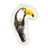 Chumbak Toucan Advice Trinket Tray for Her - Jewelry Tray Organizer for Girls Bedroom and Office, Porcelain Dish for Trinket Storage and Accessories - Gift for girls (Yellow, Black and White) view 1