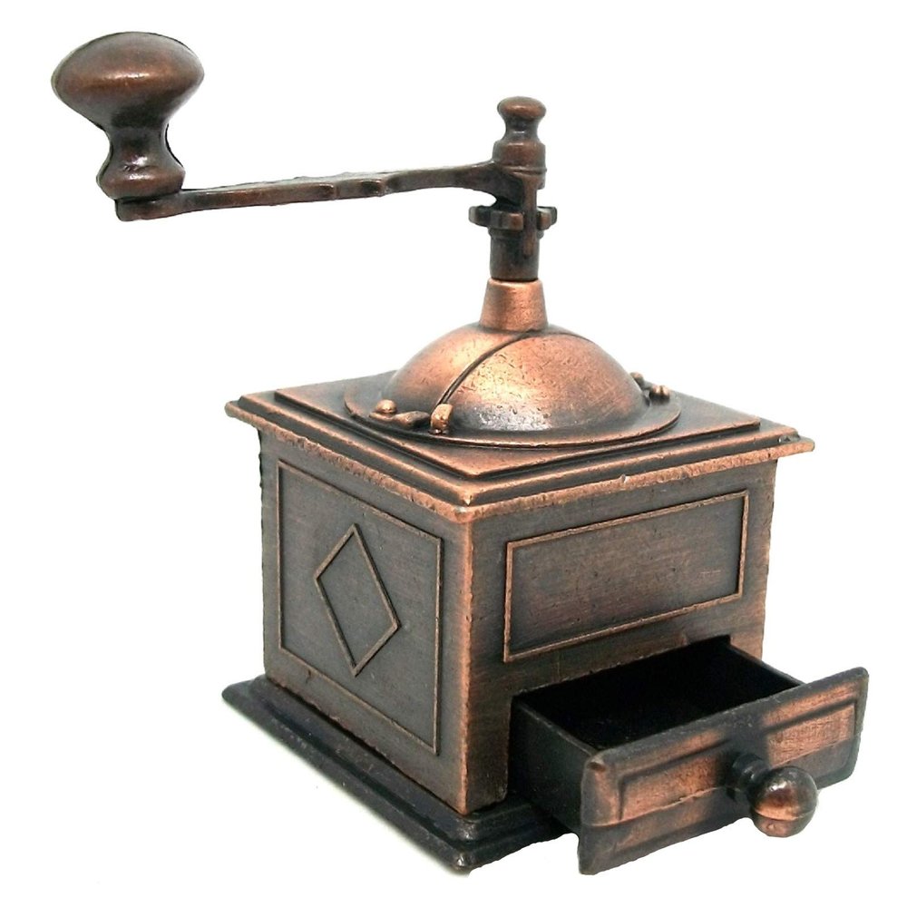 Small Coffee Grinder Die Cast Metal Collectible Pencil Sharpener